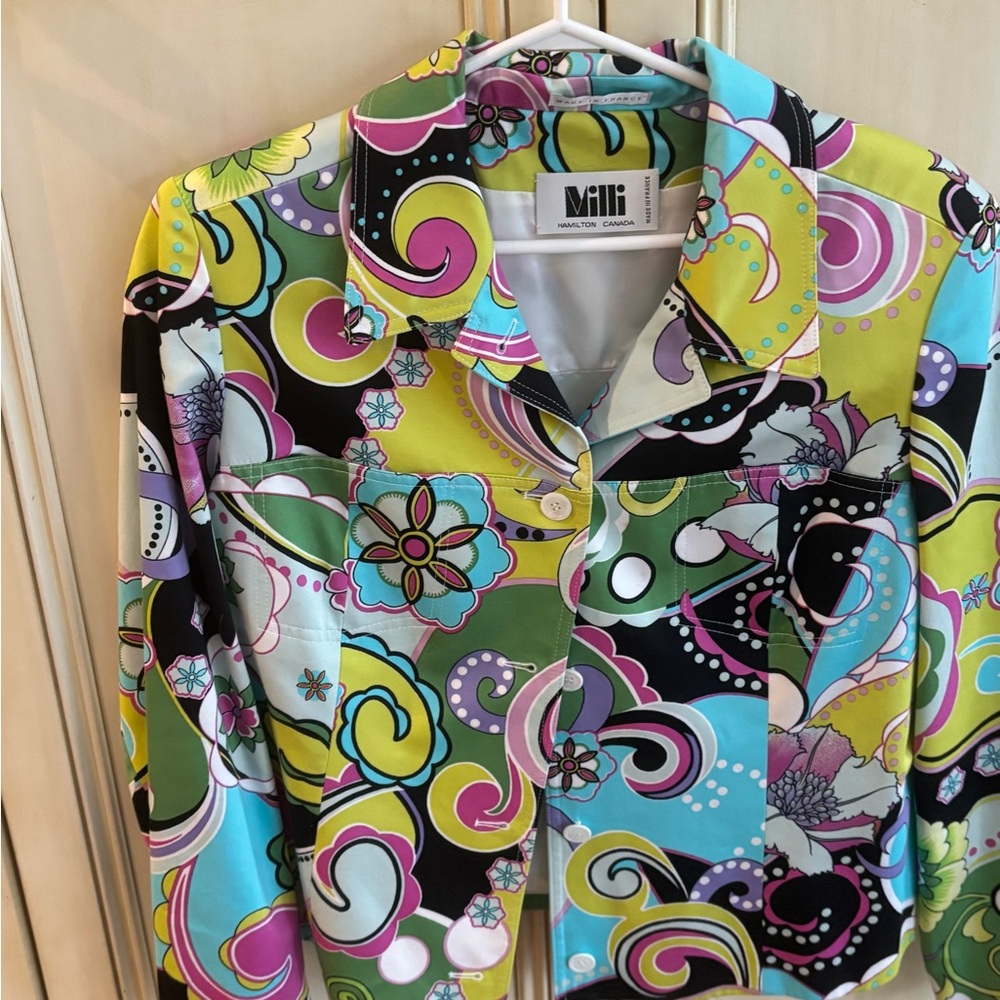 Milly Vibrant Multicolor Blazer